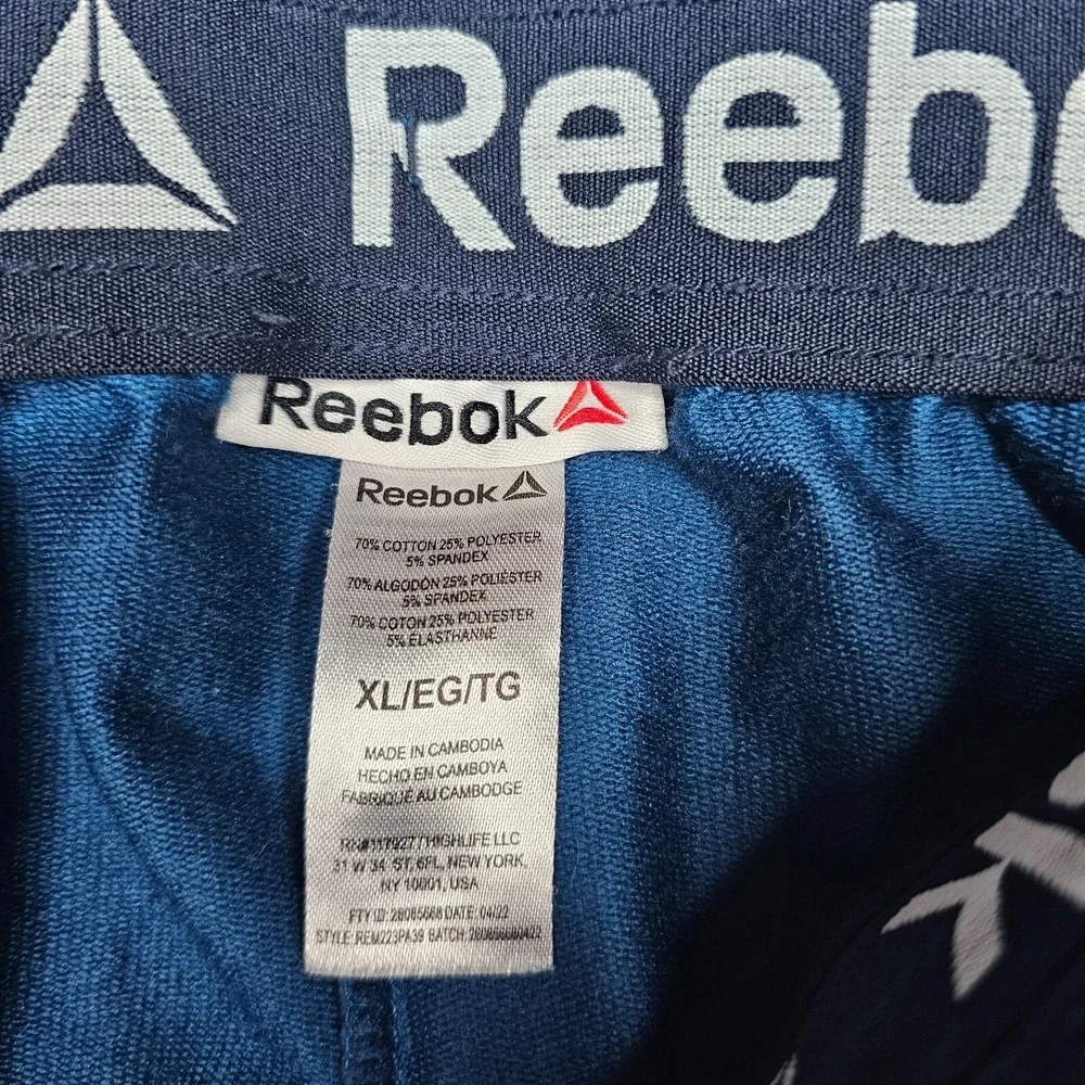 Reebok Mens XL Athletic Sweatpants Activewear Joggers Drawstring Gym Workout